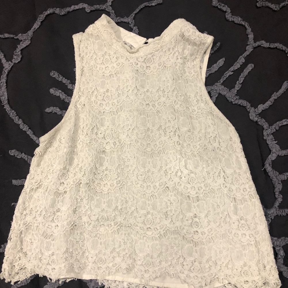 Lace tank top